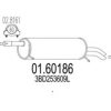 VW 3BD253609L End Silencer